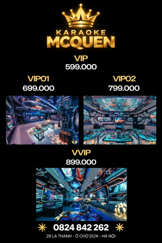 Menu Karaoke MCQUEEN 1